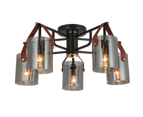 Потолочная люстра G 321036/5 Copper+Matt black