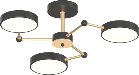 Люстра VALESO XI3331-3 черный+золото