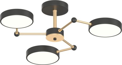 Люстра VALESO XI3331-3 черный+золото