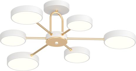 Люстра VALESO XI3321-6 белый+золото