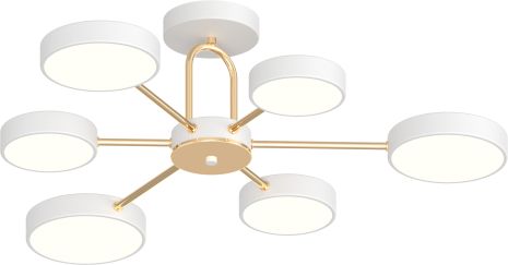 Люстра VALESO XI3321-6 белый+золото