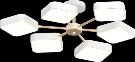 Люстра модель VALESO XI3351-6 білий+золото