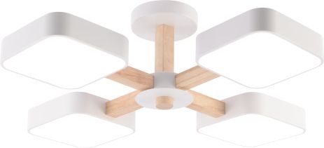 Люстра VALESO XI3354-4 білий+дерево