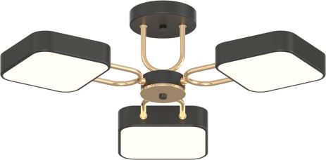 Люстра VALESO XI3362-3 черный+золото