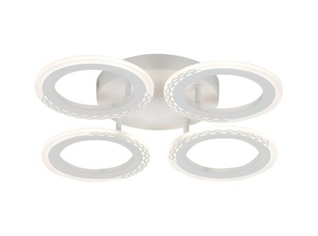 VALESO G 2701/4 Белая Светодиодная люстра 64W VALESO G 2701/4 Белая Светодиодная люстра 64W