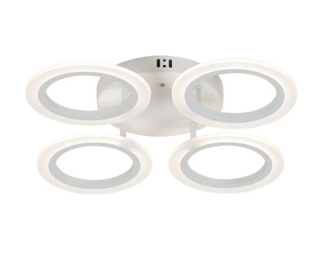 Стельова світлодіодна люстра VALESO G 2716/4 Білий 56W Стельова світлодіодна люстра VALESO G 2716/4 Білий 56W