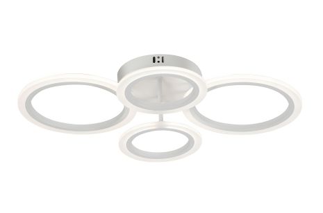 Світлодіодна люстра VALESO G 2716/2+2 Білий 72W з сучасним дизайном