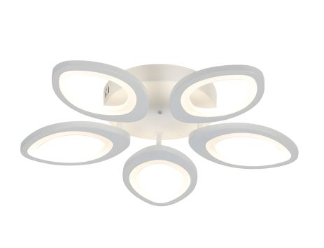 Світлодіодна люстра VALESO G 2730/5 Біла 90W