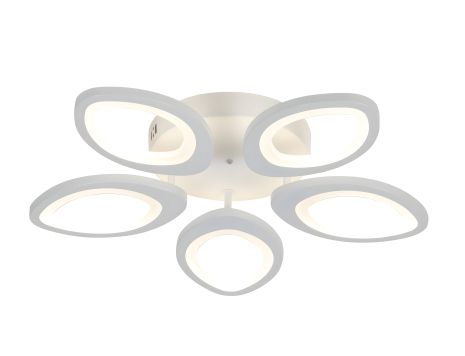 Світлодіодна люстра VALESO G 2730/5 Біла 90W