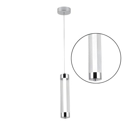 Світлодіодний підвісний світильник G 2664/1P 8W Хром