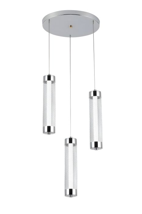 G 2664/3P 24W Підвісний світлодіодний світильник, Хром