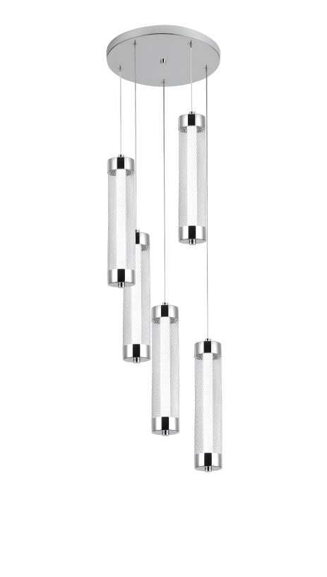Хром підвісний світлодіодний світильник G 2664/5P, 40W Хром підвісний світлодіодний світильник G 2664/5P, 40W