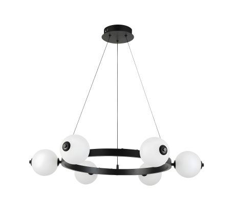 Підвісна LED-люстра G 2916/6 120W, колір чорний