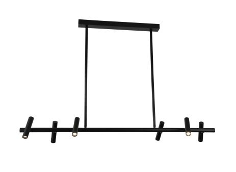 Стельовий світлодіодний світильник 30W G 2917/6 Чорний Стельовий світлодіодний світильник 30W G 2917/6 Чорний