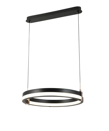 Подвесная люстра LED G 2919/500D 108W Черный+Золото