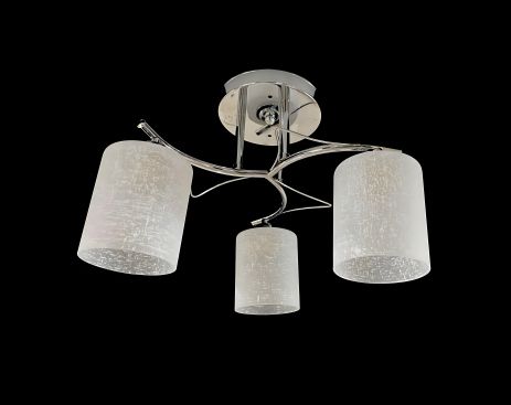 Люстра стельова VALESO 6921B/3 (Хром) на 3 плафони Люстра стельова VALESO 6921B/3 (Хром) на 3 плафони