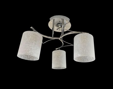 Люстра стельова VALESO 6921B/3 (Хром) на 3 плафони