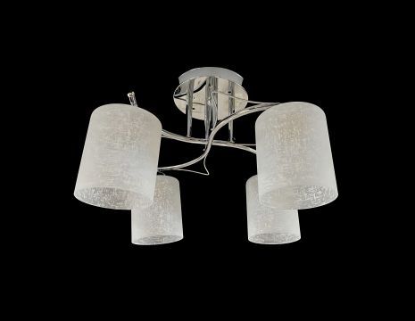 Потолочная Люстра с 4 плафонами VALESO 6921B/4 (Хром)