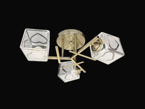 Потолочная Люстра на 3 плафона VALESO 2370/3 (Бронза)