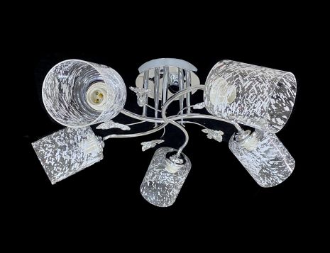 Потолочная Люстра на 5 плафонов VALESO 2378B/5 (Хром)