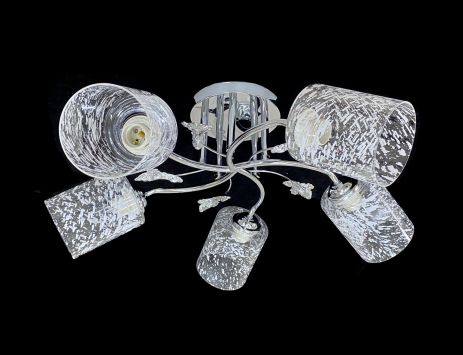 Стельова Люстра на 5 плафонів VALESO 2378B/5 (Хром)