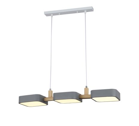 Світлодіодна люстра G 98102/3 GRAY 72W