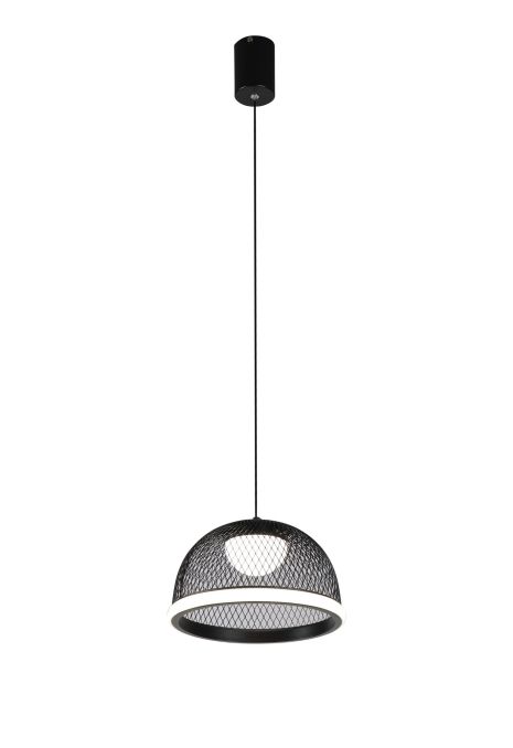 Підвісна світлодіодна люстра 2567/300 (Чорний) з пультом дистанційного керування