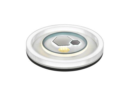 Светодиодная припотолочная люстра VALESO 2H-004, Белый+Черный