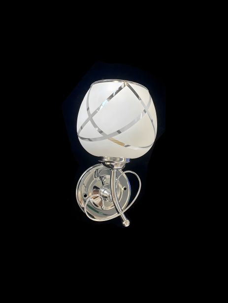 Настенное бра модели B-2348E/1 в хроме с цоколем E27 на 60W
