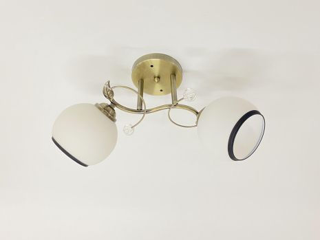 Люстра стельова на 2 плафони 6220J/2 Бронза Люстра стельова на 2 плафони 6220J/2 Бронза