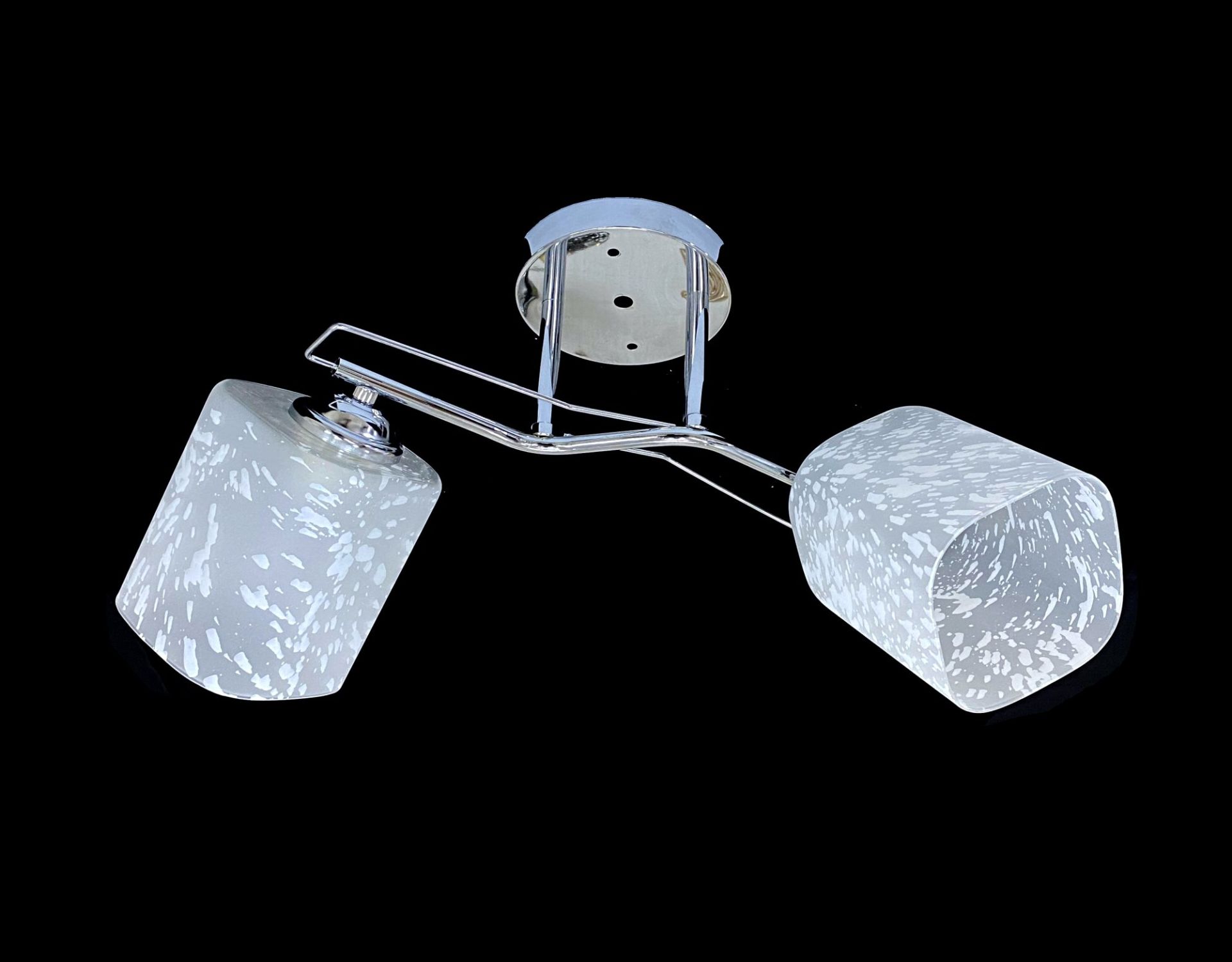 Люстра стельова на 2 плафони 7364F/2 Хром Люстра стельова на 2 плафони 7364F/2 Хром