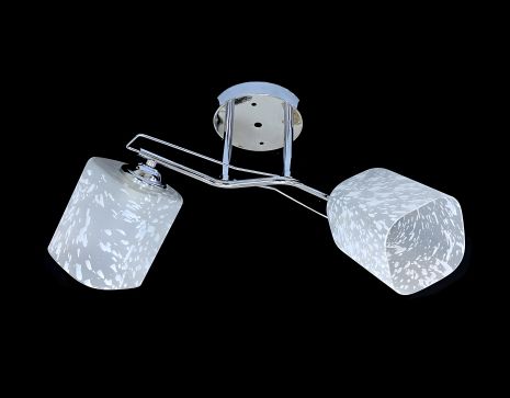 Стельова люстра на 2 плафони, модель 7364F/2 Хром