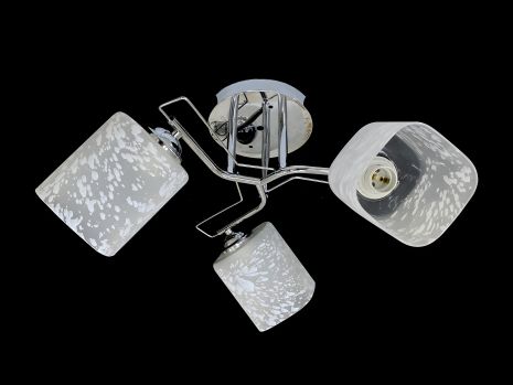 Потолочная люстра на 3 плафона 7364F/3 Хром