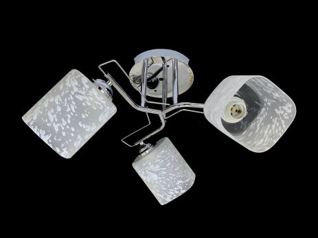 Люстра потолочная на 3 плафона 7364F/3 Хром