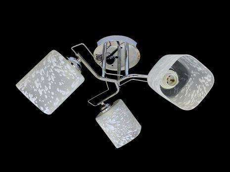 Люстра стельова на 3 плафони 7364F/3 Хром Люстра стельова на 3 плафони 7364F/3 Хром