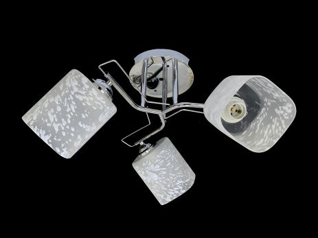 Потолочная люстра на 3 плафона 7364F/3 Хром