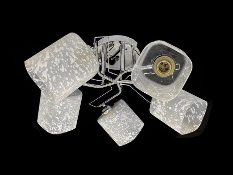 Люстра потолочная на 5 плафонов 7364F/5 Хром