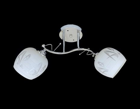 Люстра на два плафона 9509F/2 хром Люстра на два плафона 9509F/2 хром