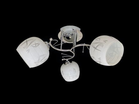 Люстра на три плафона 9509F/3 хром Люстра на три плафона 9509F/3 хром