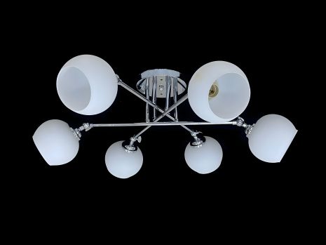 6-плаф.люстра 91176B/6 хром - U21