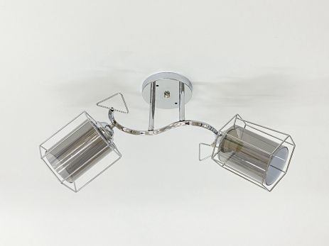 Стельова люстра на 2 плафони 91179B/2 хром Стельова люстра на 2 плафони 91179B/2 хром