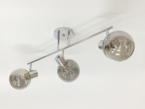 Стельова люстра на 3 плафони 91180B/3 хром Стельова люстра на 3 плафони 91180B/3 хром