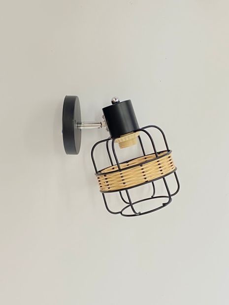 Настенное бра B-91180K/1 черный+хром Настенное бра B-91180K/1 черный+хром