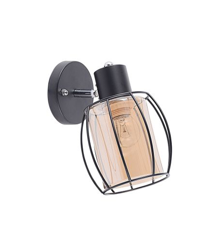 Настінне бра на 1 плафон B-91180M/1 чорний+хром Настінне бра на 1 плафон B-91180M/1 чорний+хром