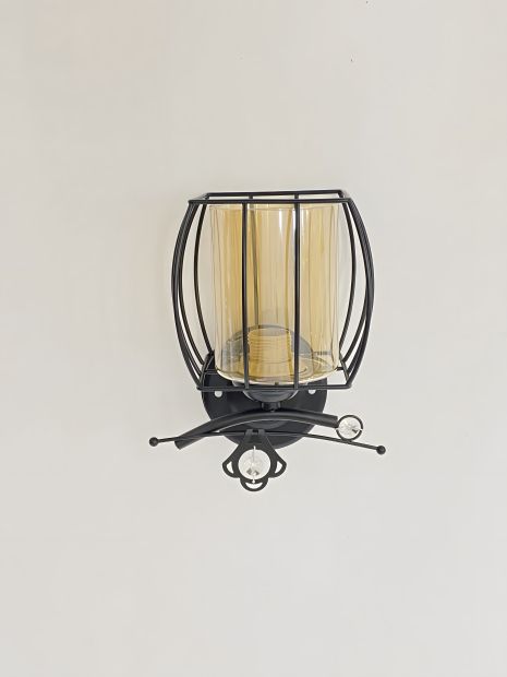 Черное настенное бра B-91187C/1