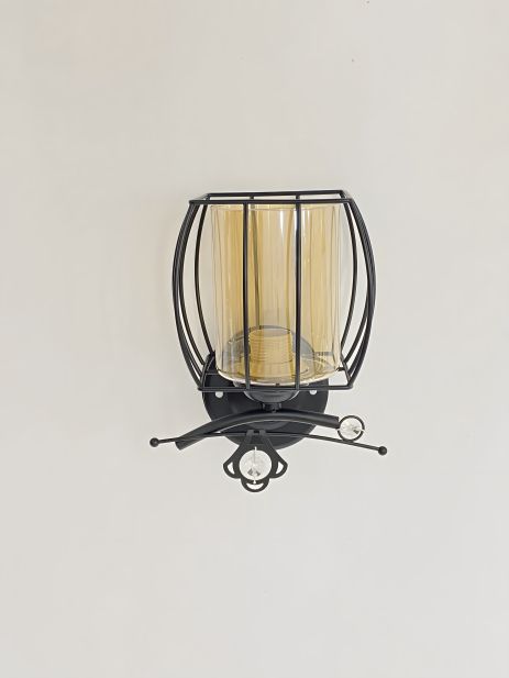 Черное настенное бра B-91187C/1