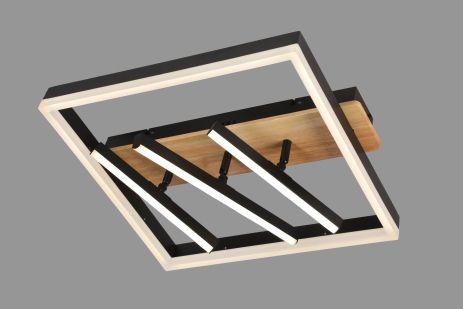 Люстра стельова світлодіодна VALESO 77085/400*400, чорний