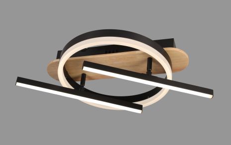 Люстра потолочная светодиодная VALESO 77087/300, черный