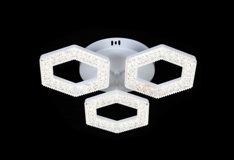 Люстра потолочная светодиодная VALESO 77067/3S, белый