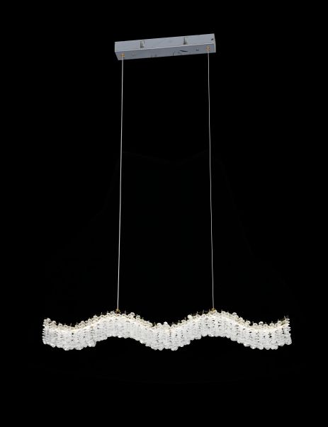 Світлодіодна підвісна люстра VALESO 33053/800*60 у хромовому кольорі